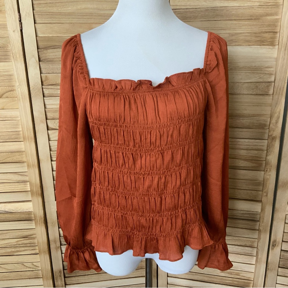 A New Day Smocked Top Size XL